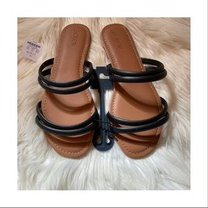 J. Crew Factory Seaside Strappy Slide Sandals - NWT - Size 8